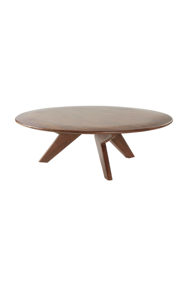 Bilde av CONNECTICUT sofabord ø 110 cm - Mahognybrun
