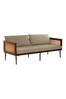 VANCOUVER sohva, 2,5:n istuttava Ruskea