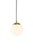 EKMAN vinduslampe Messing/opalglass