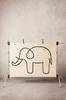 SKETCHY ELEPHANT viskoosimatto 190x130 cm