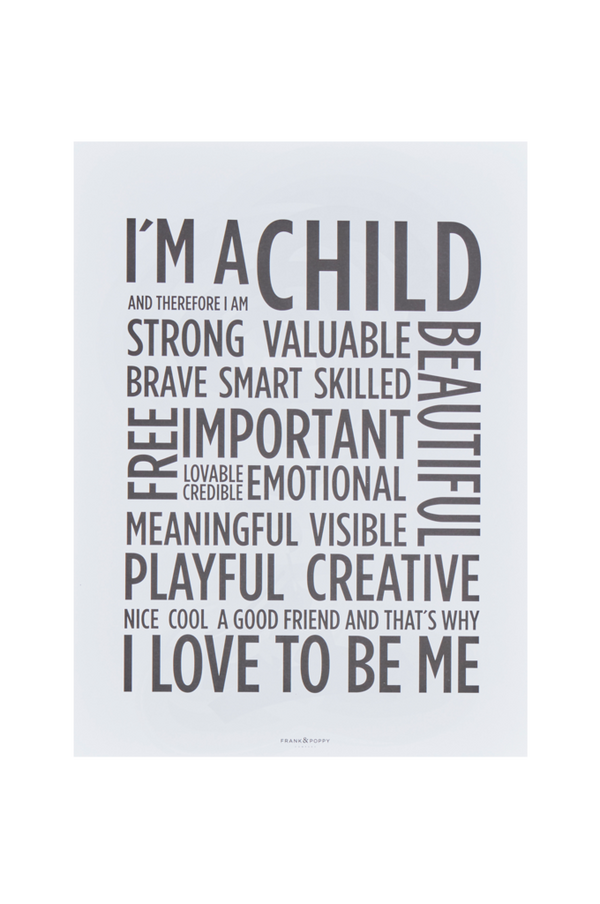 Bilde av WE ARE KIDS poster 30x40 cm - 30151
