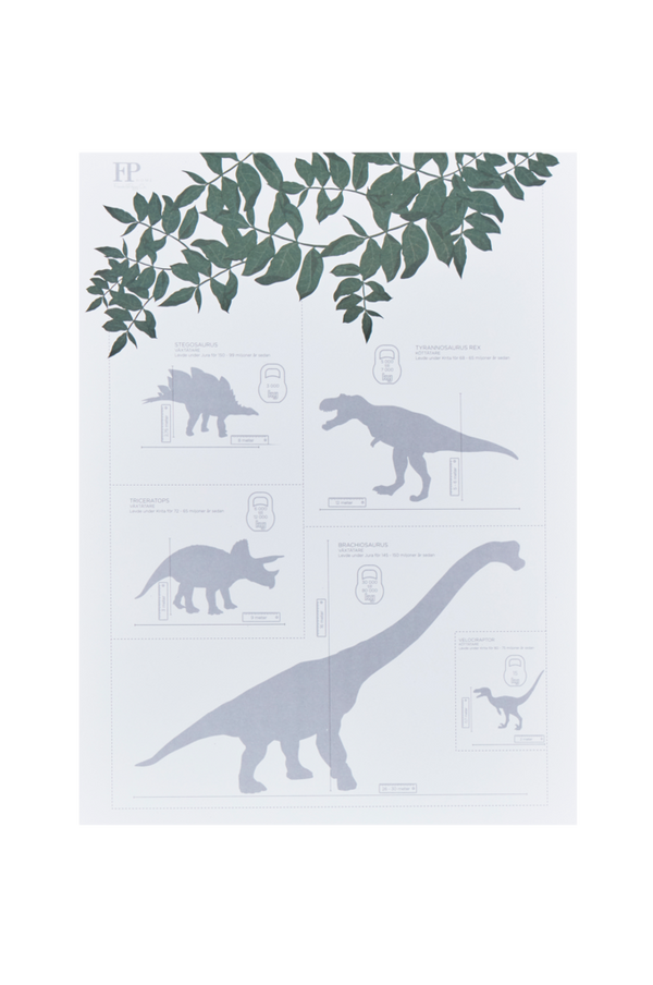 Bilde av DINO SMALL poster 30x40 cm - 30151
