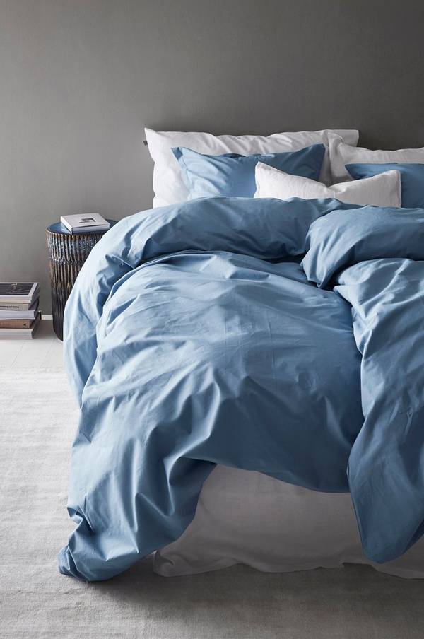 Bilde av SANNA sengesett 2 deler - Lys blå
