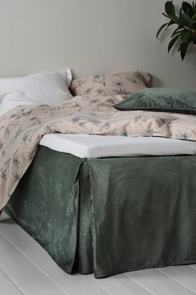 TILY sängkappa 45 cm Grön