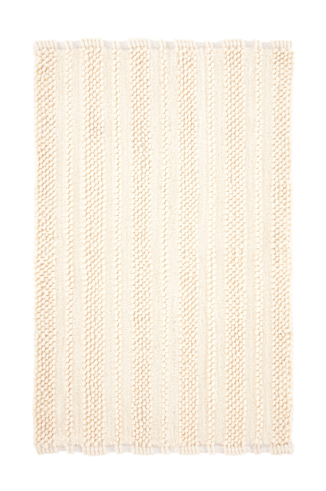 NEA badrumsmatta 80×120 cm Naturvit