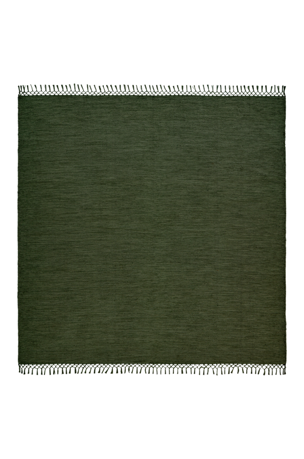 Bilde av SIBI bomullsteppe 200x200 cm - Grønn
