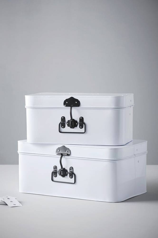 BOX förvaringsbox 2-pack Vit