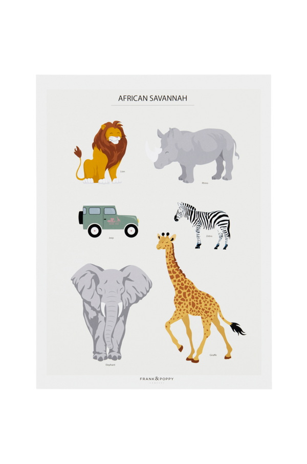 Bilde av SERENGETI poster 30x40 cm - 30151
