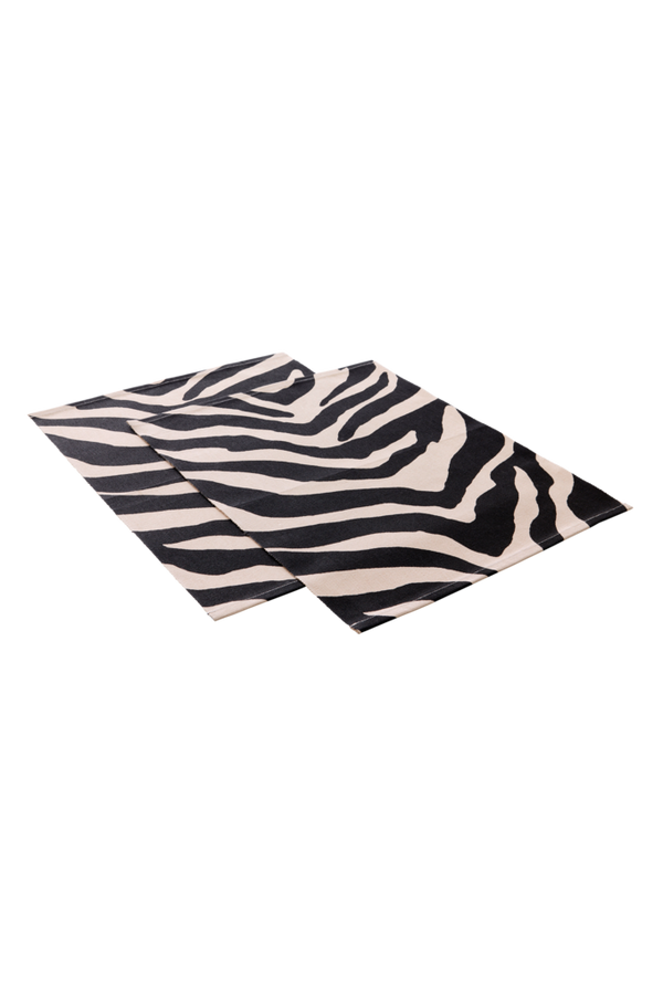 Bilde av ANIMALS ZEBRA bordbrikke 2-pk - 1
