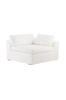 DALLAS sofamodul - hjørnedel Hvit