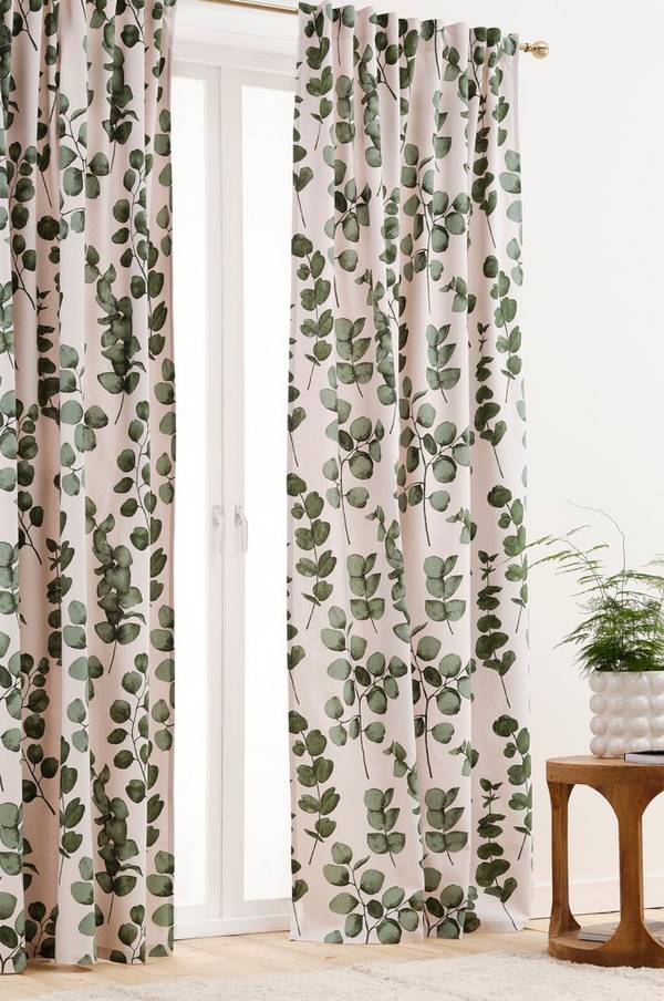 Bilde av EUCALYPTUS gardin med multifunksjonsbånd 2-pk - 30151
