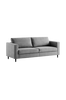 ALLEGRA sohva, 2,5:n istuttava Harmaa