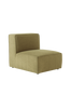 MIRA TEXTURE sofamodul - midtdel Mosegrønn