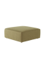 MIRA TEXTURE sofamodul - sittepuff Mosegrønn