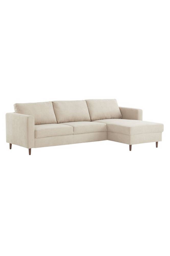 FRANCIS soffa 3-sits – divan Guldbeige