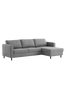 FRANCIS sofa 3-seter - divan Grå