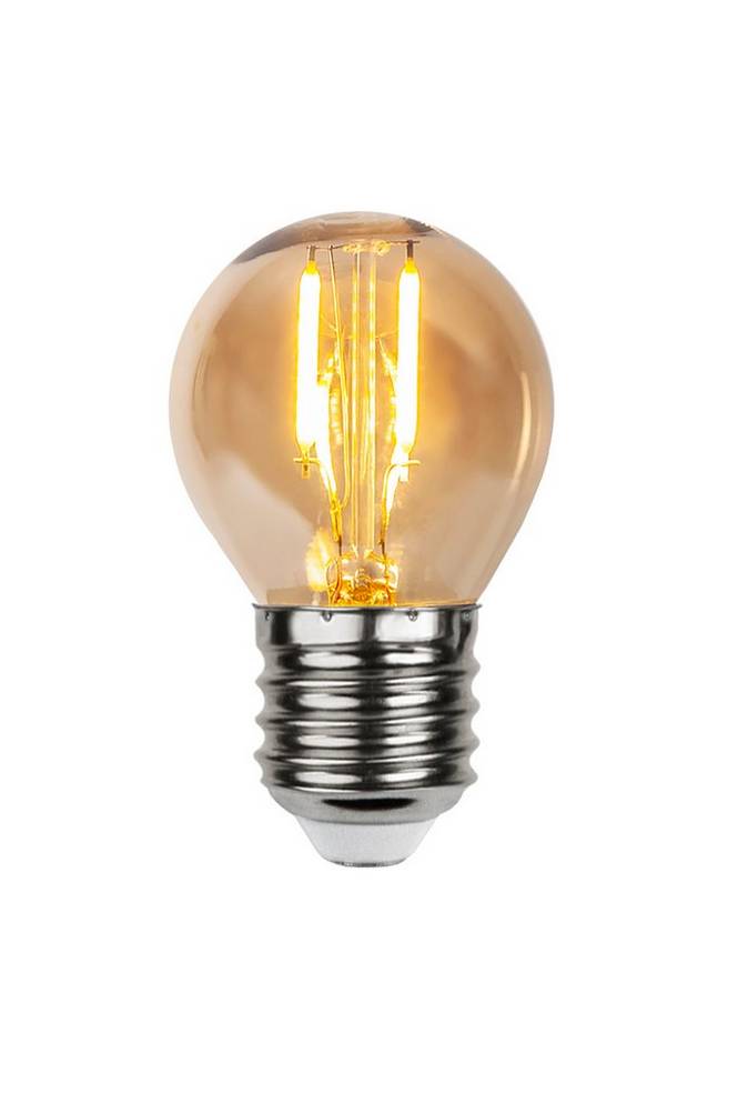 LED-lampa E27 24V LOW VOLTAGE G45 Amber