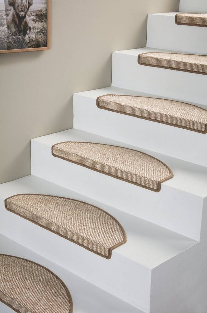 ESCALIER trappstegsmatta 10-pack Naturvit