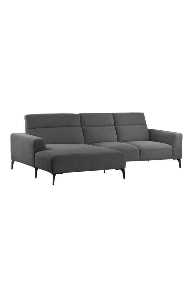 LINDAU soffa 3-sits – divan Antracitgrå