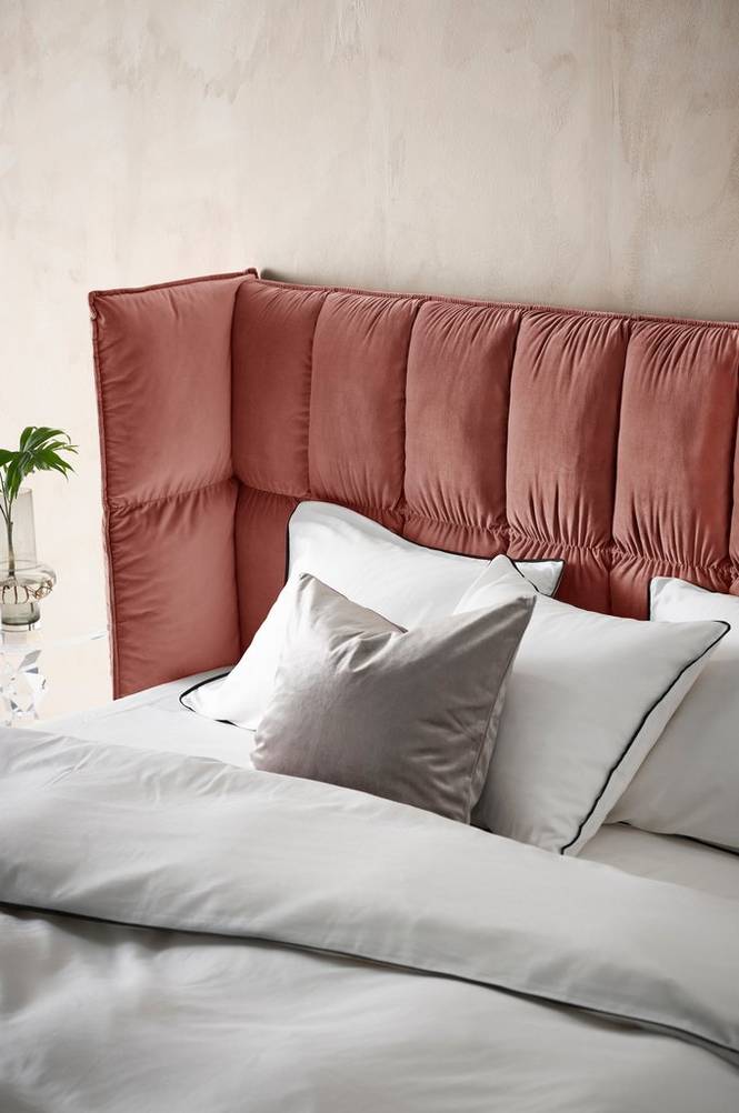 MANSION sänggavel 160 cm Dimrosa