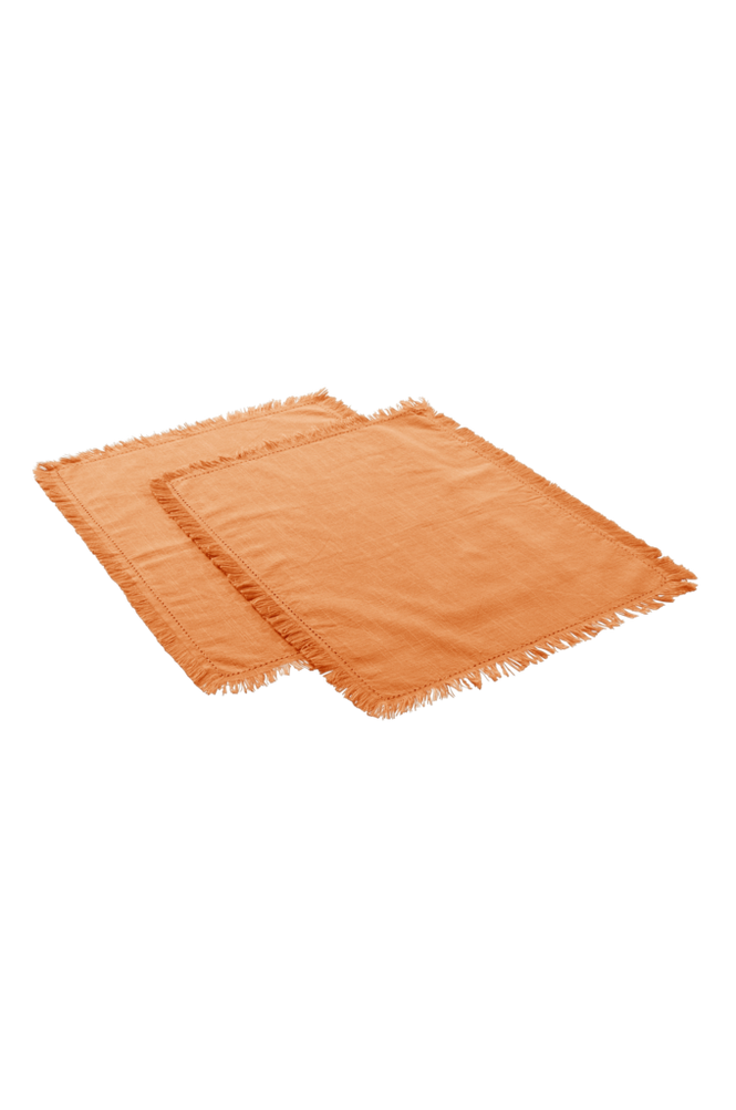 HENLEY bordstablett 2-pack Rostorange