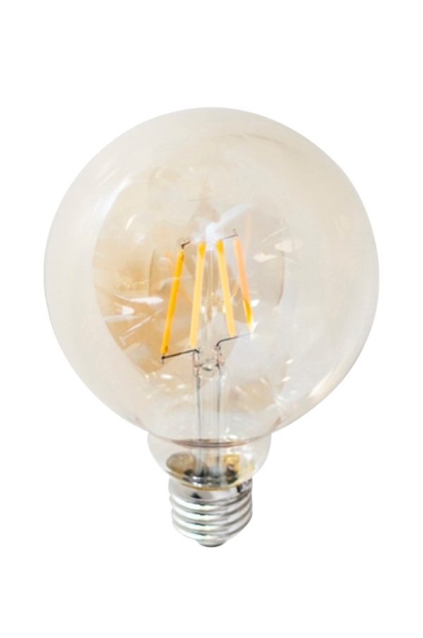 Bilde av Filament dekorpære, LED dimbar kulepære, E27, 4W, Ø 95mm rav - 1

