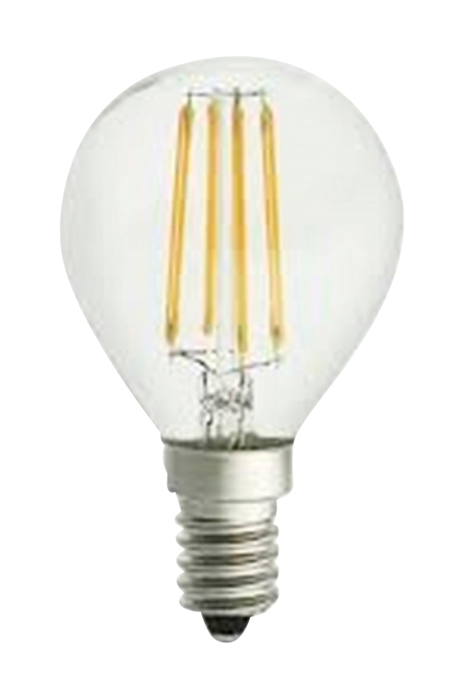Filament dekorationslampa LED dimbar klot E14 4W ø 45 mm amber Transparent