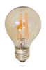 Filament dekorpære, LED, kan dimmes, E27, 4W, Ø 60 mm rav Amber
