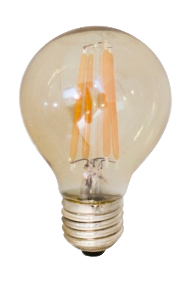 Filament dekorationslampa LED dimbar E27 4W ø 60 mm amber Amber