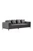 AROSA sohva, 3:n istuttava Tummanharmaa