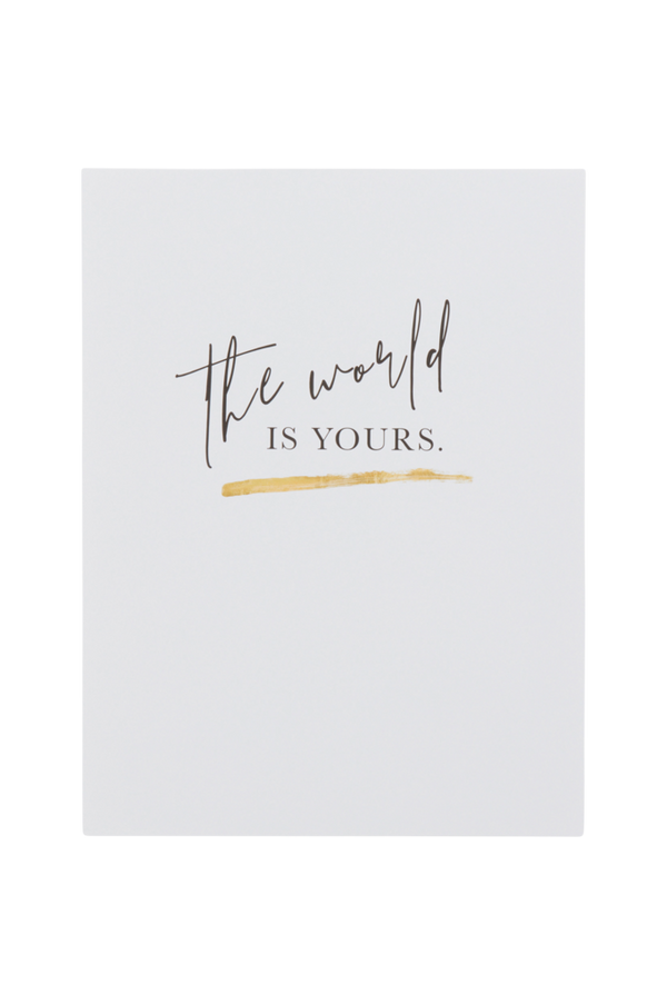 Bilde av THE WORLD IS YOURS poster 30x40 cm - 1
