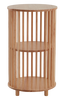 SUNMOR sivupöytä ø 40 cm Kuultovalkoinen