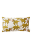 DINO tyynyliina 90x50 cm - ekologinen Roosa/keltainen