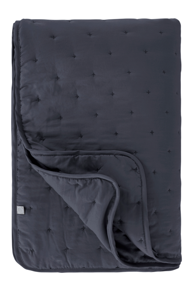 CALM överkast – enkelsäng 150×250 cm Mörkgrå