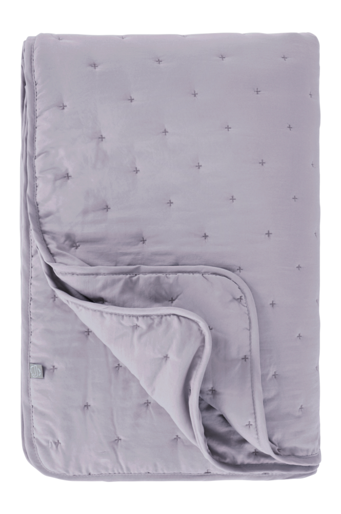 CALM överkast – enkelsäng 180×260 cm Blek lavendel