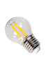 LED filament dekorpære dimbar E27 klart glass Klar