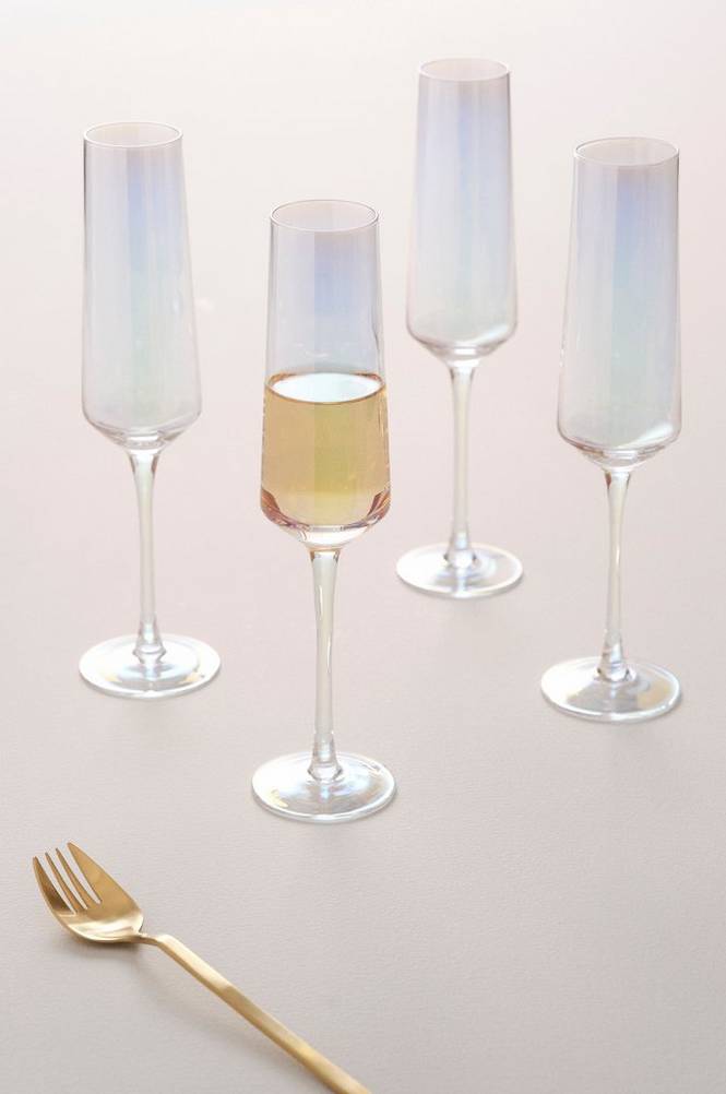 AMBER champagneglas 4-pack Multi