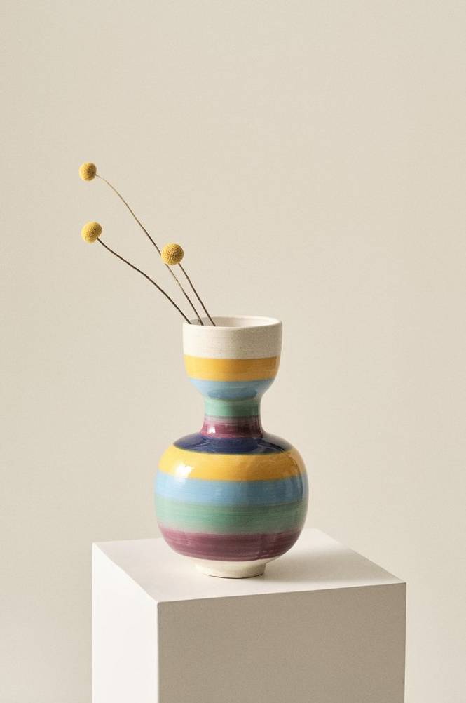 Jotex SPLASH CURVE vas – höjd 30,5 cm