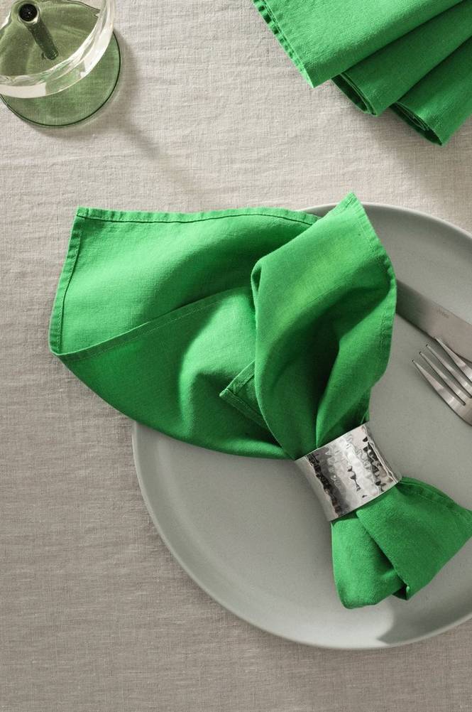 KIT servett 4-pack Ärtgrön