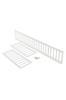 CASTILLO gjerde til barneseng 90x200 cm Hvit