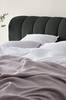 DERMY sengegavl 180 cm Mørk grå