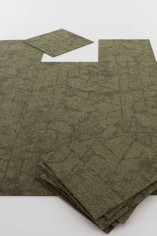 DIAMOND ART textilplatta heltäckningsmatta 20-pack Grön