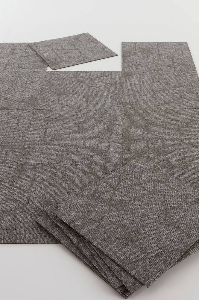 DIAMOND ART textilplatta heltäckningsmatta 20-pack Grå