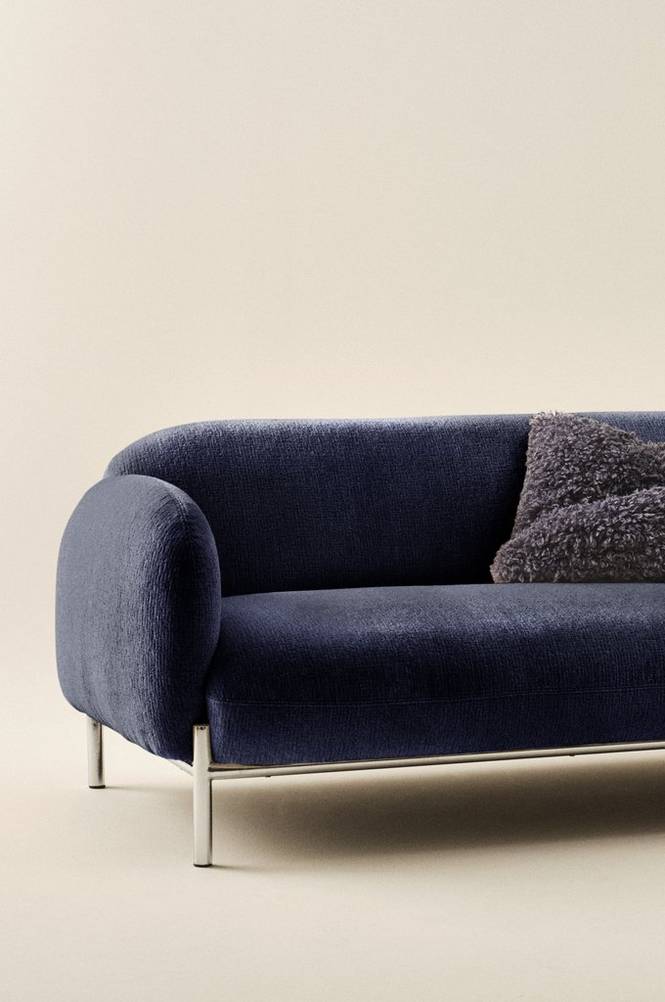RAMON soffa 3-sits Mörkblå