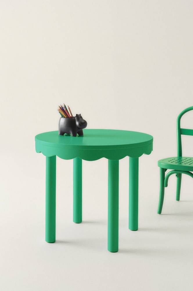 MERRILL MINI barnbord Ärtgrön