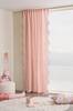 SCALINA gardin med multifunksjonsbånd 1 lengde ekstra bred Lys rosa
