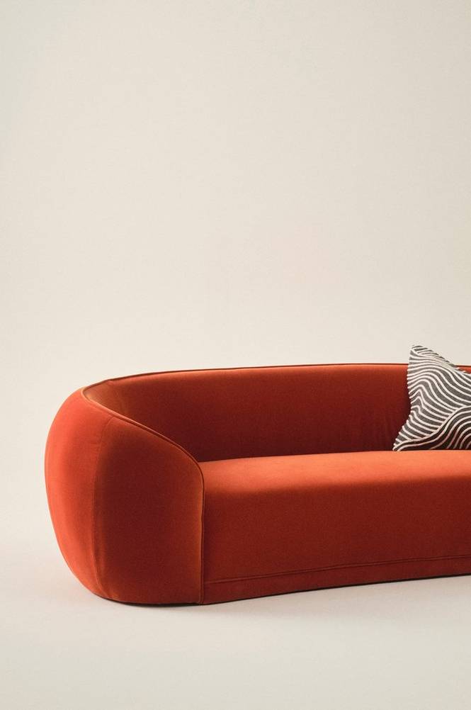 AUSTIN soffa 3-sits Orange