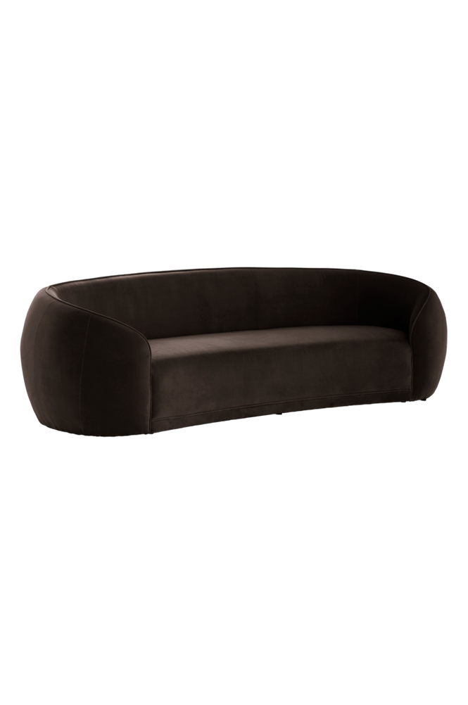 AUSTIN soffa 3-sits Mörkbrun