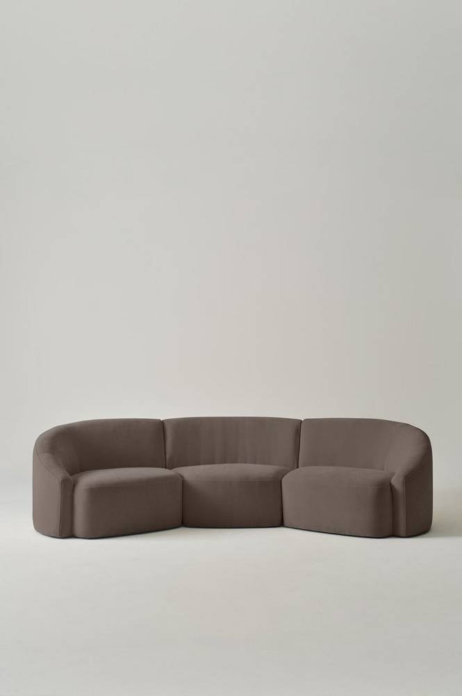 CAMARILLO soffa 3-sits Gråbrun