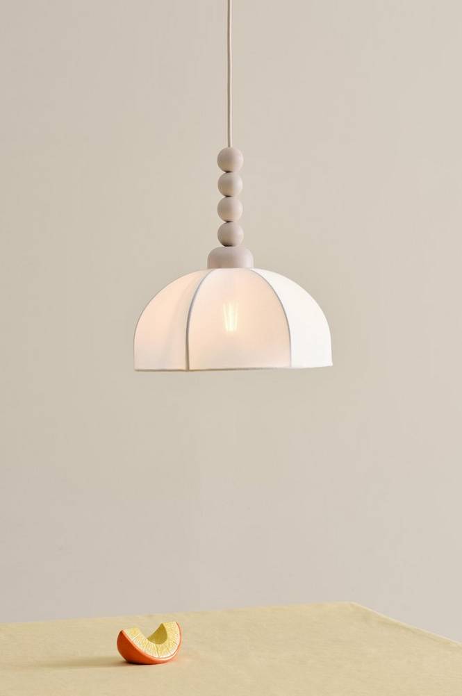 KURA taklampa Beige